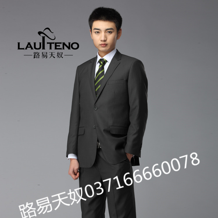 上海大眾男士秋冬季深灰色 西服工裝套裝批發・進口・工廠・代買・代購