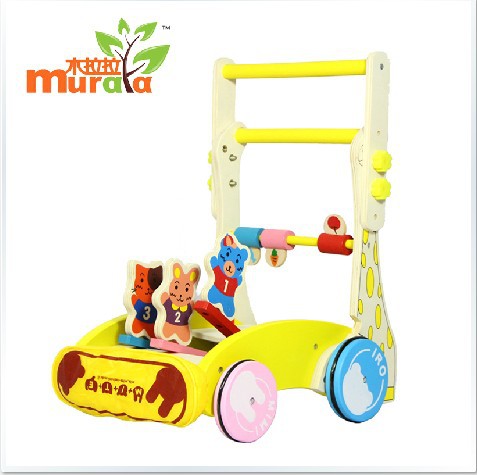 正品 多功能調速升降木製質嬰幼兒童寶寶學步手推車玩具1-3歲批發・進口・工廠・代買・代購