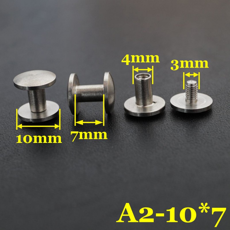 【威福五金】A2-10*7 圓頭不銹鋼皮帶螺絲釘 包包螺絲釘 不生銹工廠,批發,進口,代購