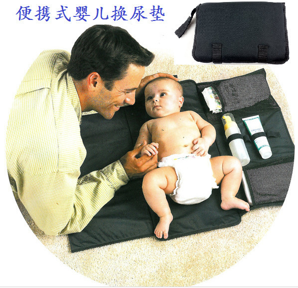 臺灣熱賣便攜式嬰兒換尿墊 外貿款出行防水寶寶隔尿佈墊一件代發工廠,批發,進口,代購
