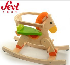 意大利大牌 木製搖馬/木馬 有護攔 1-2-3歲寶寶玩具批發・進口・工廠・代買・代購