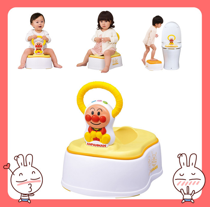 日本進口Pinocchio麵包超人音樂嬰幼兒童馬桶/坐便器蹬 可批工廠,批發,進口,代購