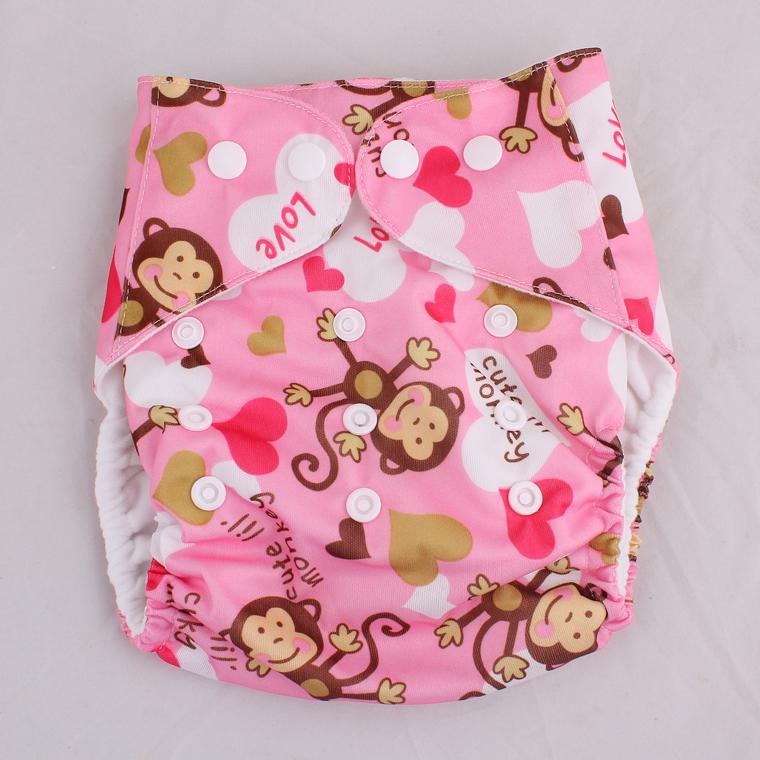 哈奇樂  嬰兒專用印花防側漏可洗尿褲 經濟環保 批發 粉色猴子工廠,批發,進口,代購