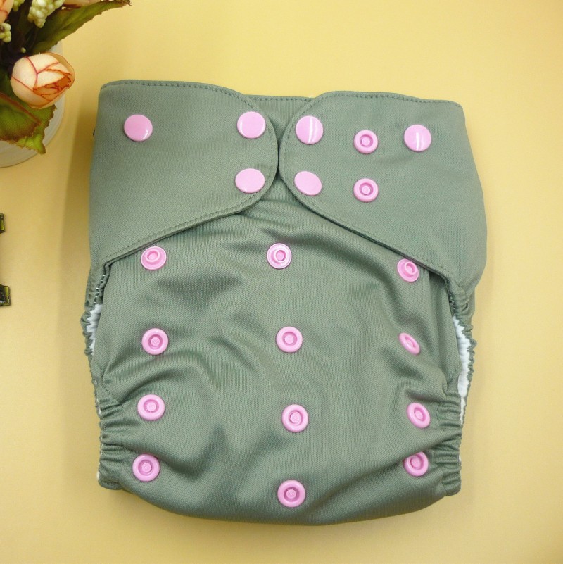 AIO組合套裝可洗佈尿褲 清新純色 自帶兩條竹纖維尿墊透氣防漏工廠,批發,進口,代購