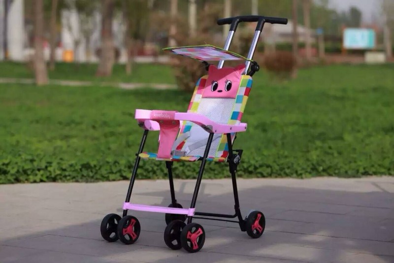 虹樂QQ1- 1嬰兒手推車 可推帶剎車帶遮陽篷 折疊超輕便型兒童推椅批發・進口・工廠・代買・代購