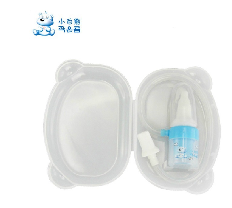 小白熊 寶寶吸鼻器 嬰兒吸管式防逆流吸鼻器 09217工廠,批發,進口,代購