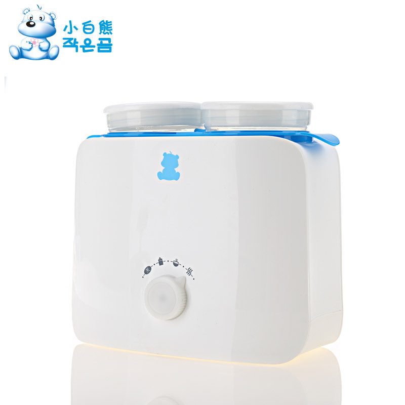 小白熊0859雙瓶暖奶器多功能恒溫消毒奶瓶暖奶寶嬰兒溫奶器熱奶器工廠,批發,進口,代購