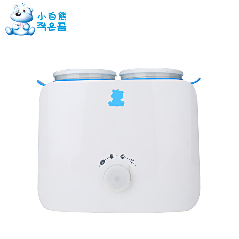 小白熊 雙奶瓶暖奶器 溫奶消毒器 智能恒溫熱奶器 HL-0859工廠,批發,進口,代購