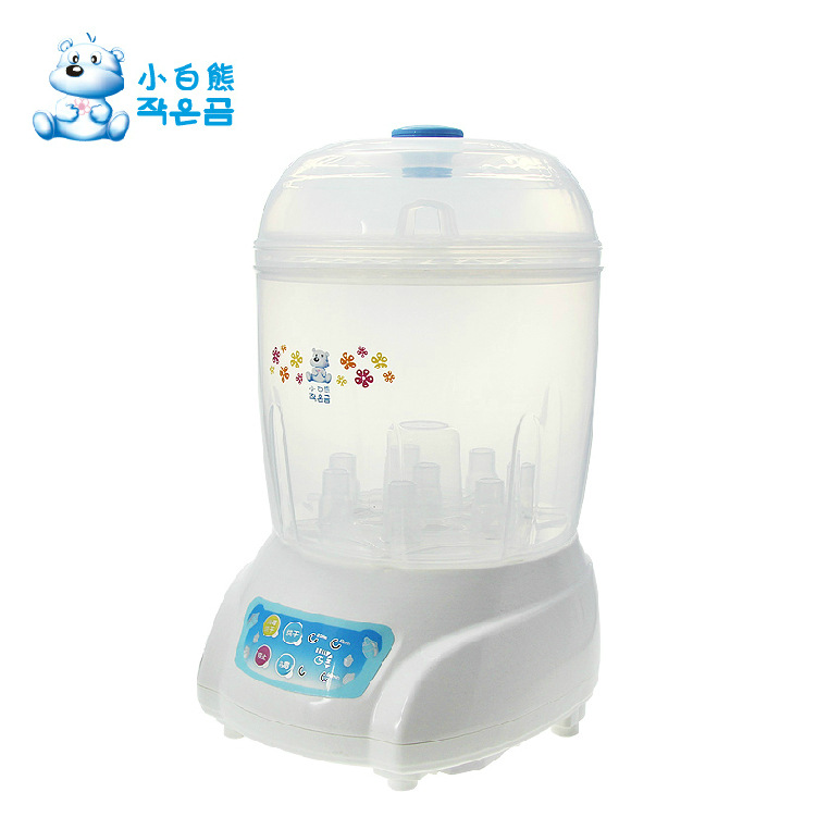 小白熊奶瓶消毒器帶烘乾大容量嬰兒寶寶多功能蒸汽消毒鍋HL-0681工廠,批發,進口,代購
