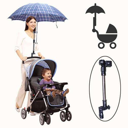 嬰兒推車專用遮陽雨傘支架 太陽傘支架 嬰兒推車雨傘架 推車配件工廠,批發,進口,代購