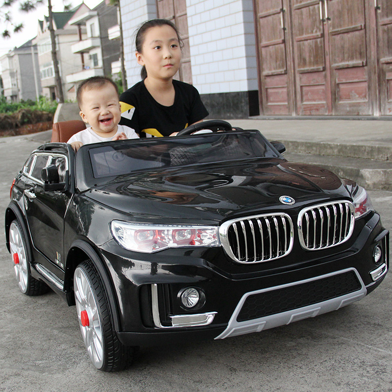 新款雙座寶馬兒童電動車超大越野車四輪雙驅雙人可坐遙控玩具童車批發・進口・工廠・代買・代購