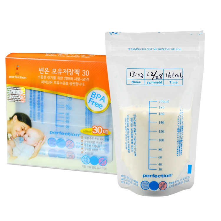 供應 韓國JACO母乳儲存保鮮袋 儲奶袋 200ml*30片工廠,批發,進口,代購