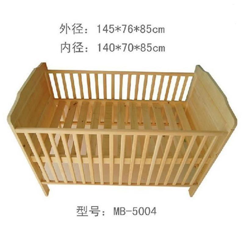 供應BM5004兒童床嬰兒床實木製0-10歲寶寶多功能加大少兒床無油漆工廠,批發,進口,代購