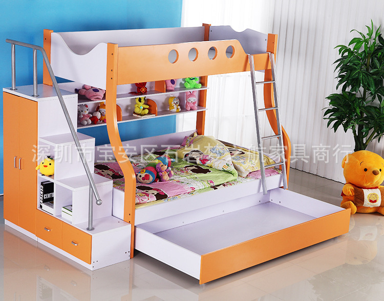 板式傢具 木質兒童上下床高低子母床 雙層兒童床 兒童木床批發工廠,批發,進口,代購