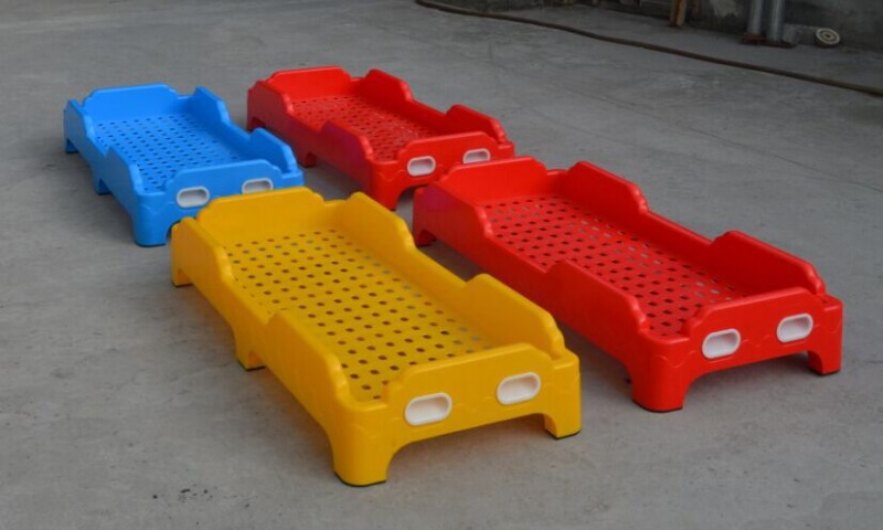 幼兒園塑料床 幼兒專用床 單人兒童床 可折疊午休床 兒童塑料板床批發・進口・工廠・代買・代購