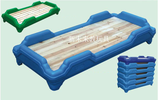 幼兒園專用塑料床兒童午睡幼兒統鋪連鋪通鋪單人床工廠,批發,進口,代購