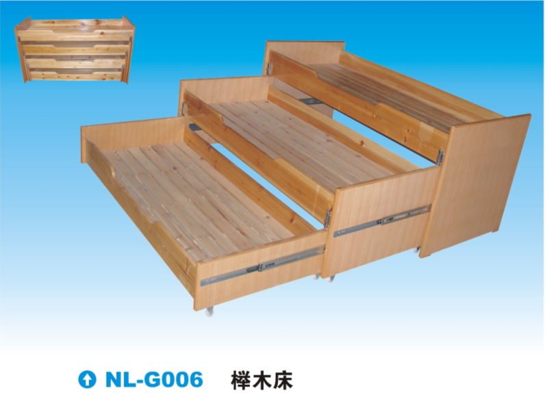 NL-G006 兒童單人床 櫸木床 多層兒童床 三層/四層工廠,批發,進口,代購
