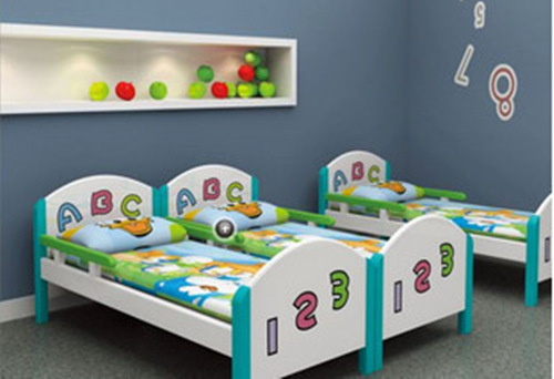 ABC寶寶木製床 兒童字母床 環保烤漆材質 幼兒園兒童床 可傢庭用工廠,批發,進口,代購