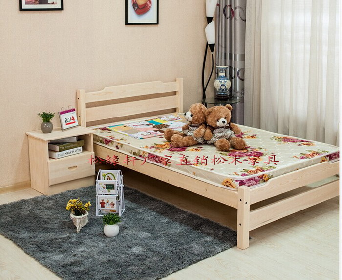 廠傢直銷環保兒童床 實木床 特價單人床 雙人床 1.0米1.2米儲物床工廠,批發,進口,代購