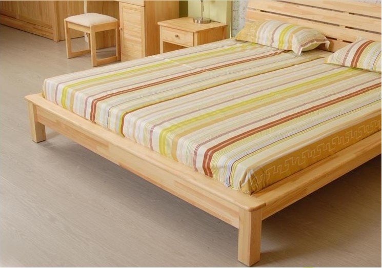廠傢直銷百分百松木實木雙人床兒童床單人床1.2米1.5米1.8米木床工廠,批發,進口,代購