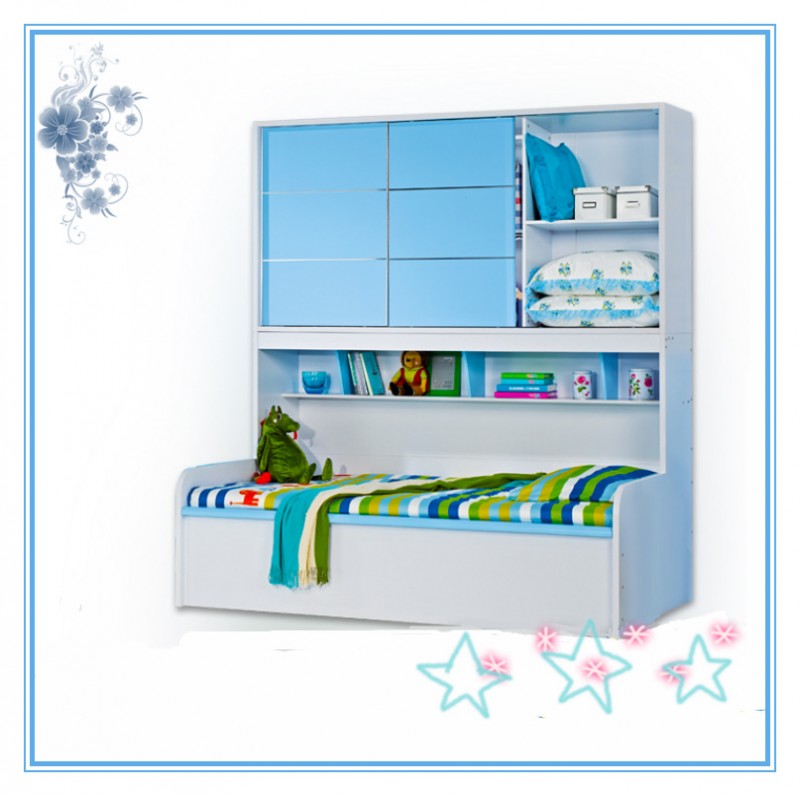 衣櫃床 中式韓式功能床 兒童床雙人環保板式儲物床 廠傢批發工廠,批發,進口,代購