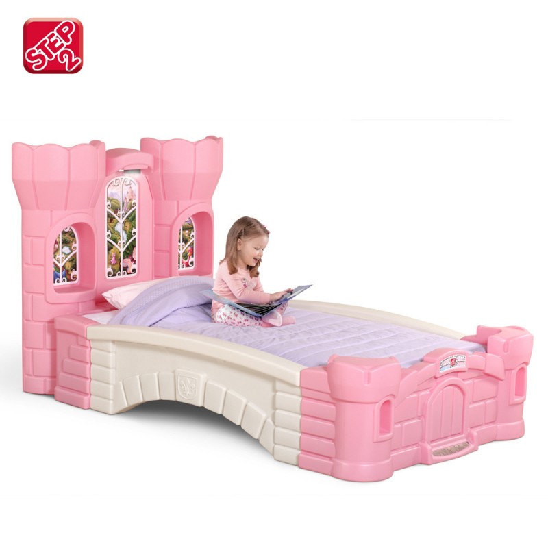 美國STEP2進口兒童床嬰兒床童床豪華城堡床女孩粉色公主床801000工廠,批發,進口,代購