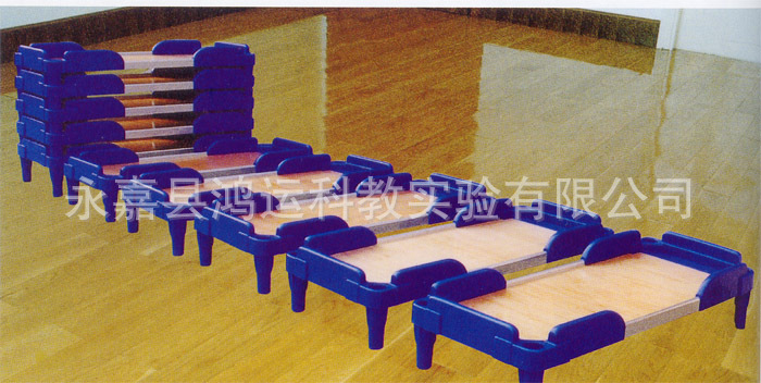 幼兒園塑料木板床150cm138cm130cm幼兒園睡床高護欄塑料床工廠,批發,進口,代購