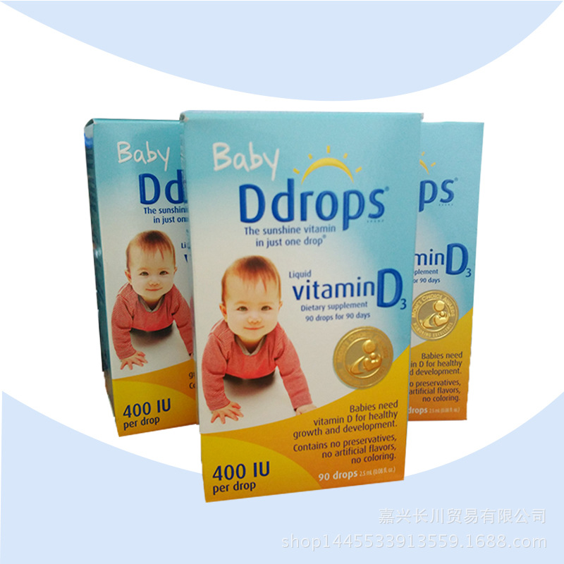 【現貨】BABY Ddrops/D drops維生素VD3 滴劑400IU 90滴劑補鈣批發・進口・工廠・代買・代購
