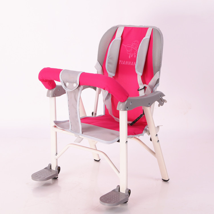 新款電動車後置兒童座椅 自行車可折疊 帶背帶寶寶安全座椅工廠,批發,進口,代購