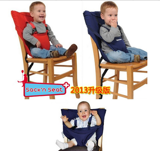 德國sack'n seat便攜一體式嬰兒餐椅帶雙肩安全帶寶寶多功能椅套工廠,批發,進口,代購