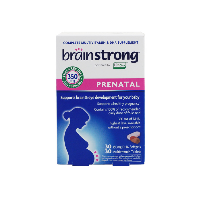 美國Brainstrong lifes dha孕婦多維DHA孕婦維生素孕婦葉酸海藻油工廠,批發,進口,代購