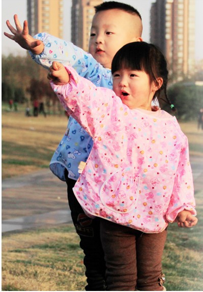 呼西貝長袖罩衣加大碼 防水吃飯衣 幼兒園倒穿衣圍兜 圍嘴批發工廠,批發,進口,代購