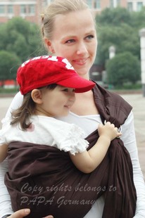 出口德國風靡歐美PAPA嬰兒背袋/嬰兒背巾/嬰兒背帶/育兒巾/背巾批發・進口・工廠・代買・代購