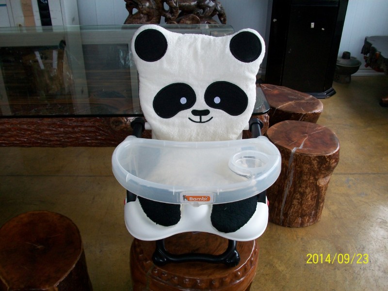 美國品牌歐盟標準3c認證環保安全嬰兒寶寶熊貓餐椅批發・進口・工廠・代買・代購