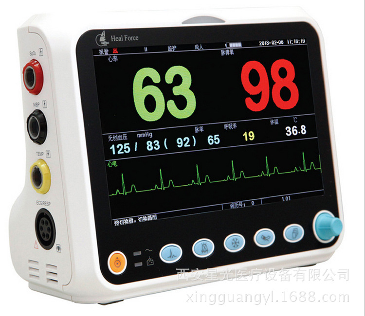 外貿多參數心電監護機PC-3000傢用心電圖機掌上動態心電機檢測機工廠,批發,進口,代購