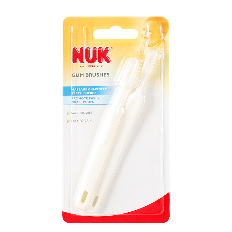 NUK 嬰兒牙刷 寶寶牙刷6-24個月 2隻裝工廠,批發,進口,代購