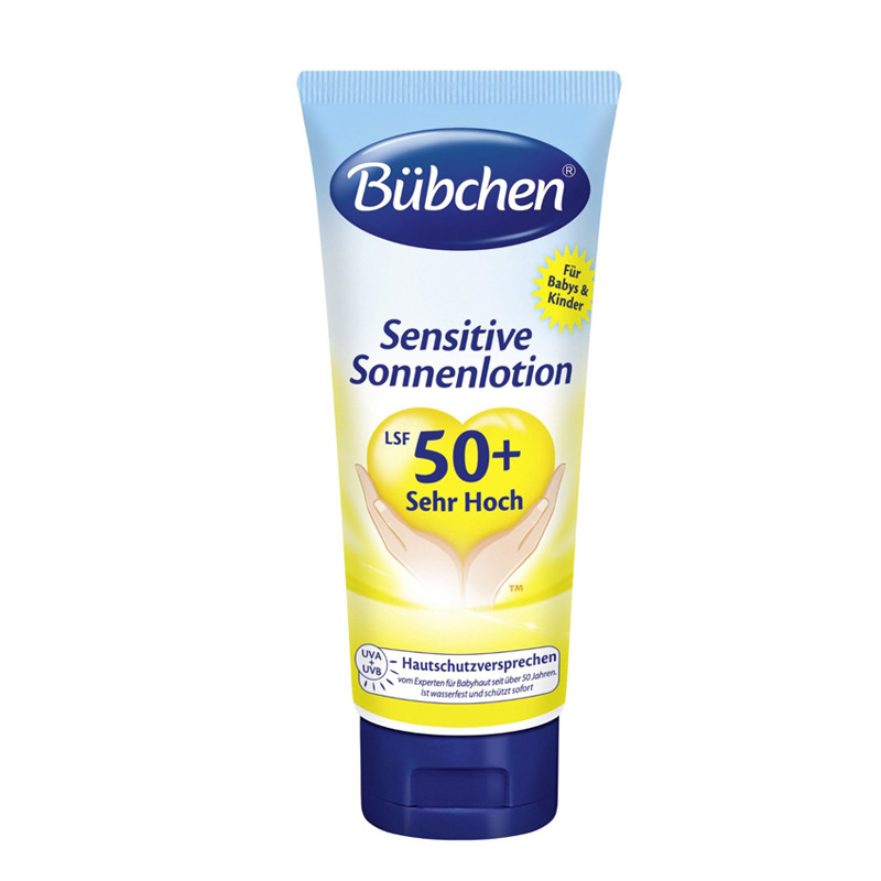 德國原裝Bübchen/寶比珊嬰幼兒 寶寶 兒童防曬霜SPF 50 100ml工廠,批發,進口,代購