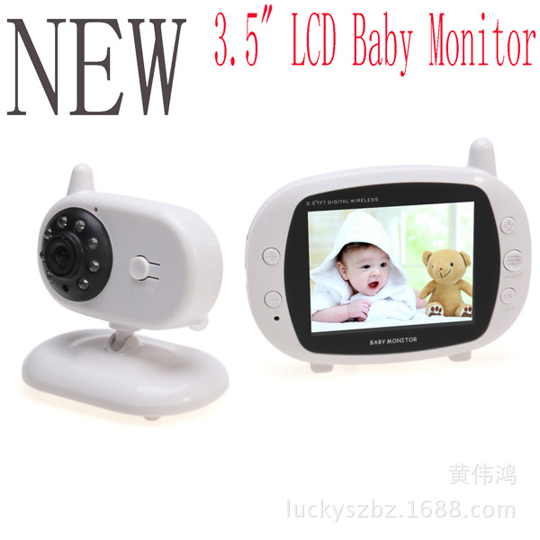 廠傢直銷 2.4G無線嬰兒監視器  3.5寸嬰兒看護器   雙向對講批發・進口・工廠・代買・代購