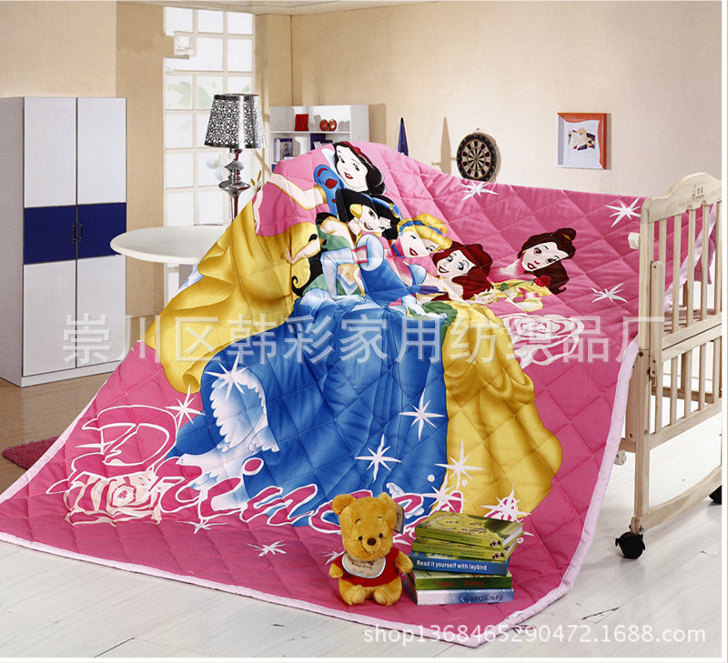 迪士尼公主系列正版床上用品 幼兒園兒童被子 空調被/夏涼被/夏被工廠,批發,進口,代購
