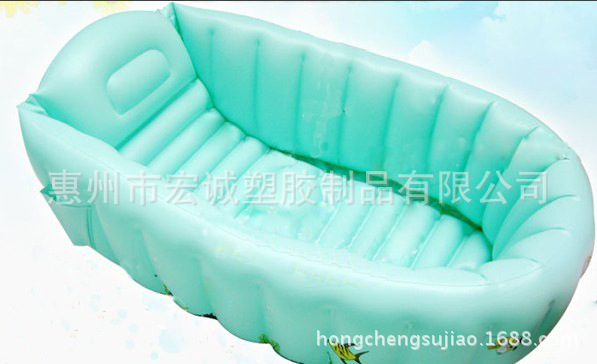 工廠貼牌生產環保PVC充氣折疊嬰兒洗澡盆批發・進口・工廠・代買・代購
