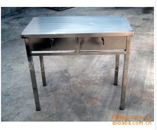 兩抽屜不銹鋼記錄桌批發・進口・工廠・代買・代購