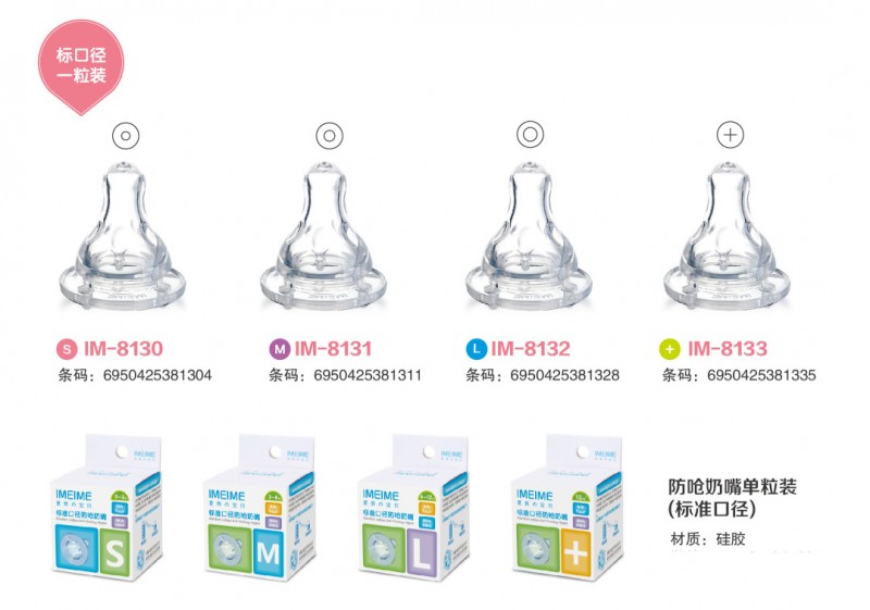 工廠直銷 貼牌 OEM 批發 IMEIME 愛我寶貝 標口奶嘴工廠,批發,進口,代購