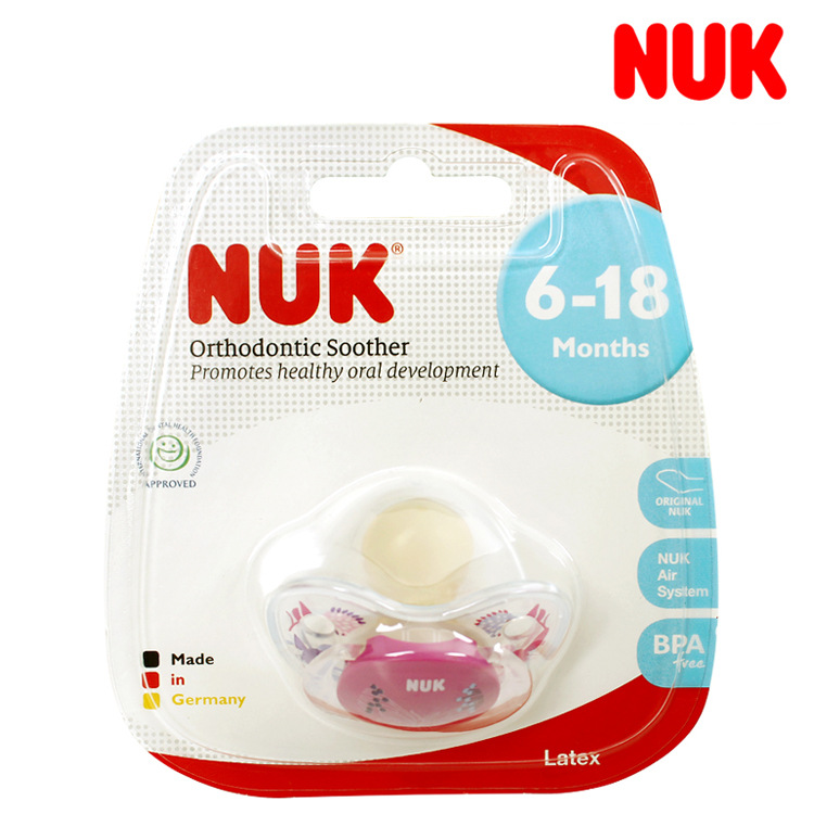 正品NUK 安撫奶嘴王 安睡型乳膠安撫奶嘴 （2號）6-18個月工廠,批發,進口,代購