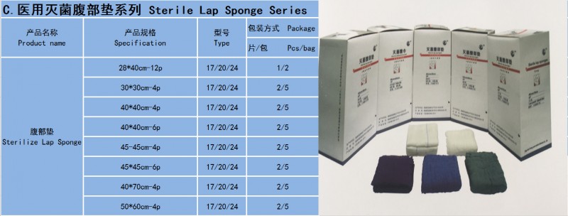 醫用滅菌腹部墊--青島利康源醫療器械有限公司工廠,批發,進口,代購