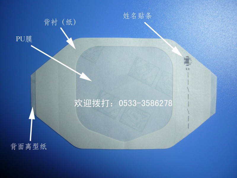 6cm*7cm透明敷料貼（A0607A傳統八邊紙框結構）工廠,批發,進口,代購