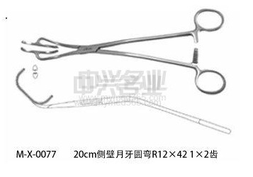 側壁鉗 DE BAKEY atrauma clamp, angled 16cm工廠,批發,進口,代購