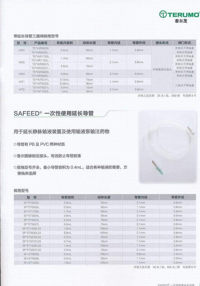 泰爾茂一次性使用帶延長導管三通工廠,批發,進口,代購