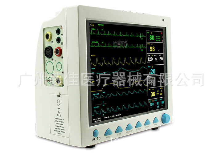 TJCMS8000多參數病人心電監護機 六參數 12.1寸工廠,批發,進口,代購