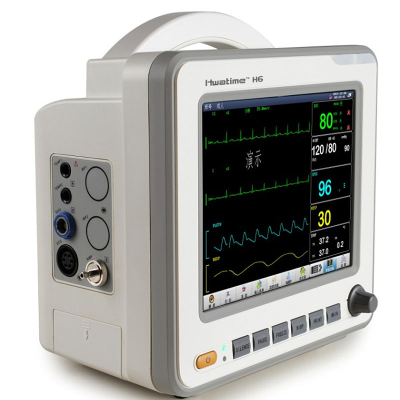 病人多參數監護機H6  測量心電呼吸 血氧體溫 無創血壓 廠傢代理工廠,批發,進口,代購