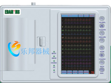 六道彩屏心電圖機 7寸彩色液晶觸摸顯示頻工廠,批發,進口,代購